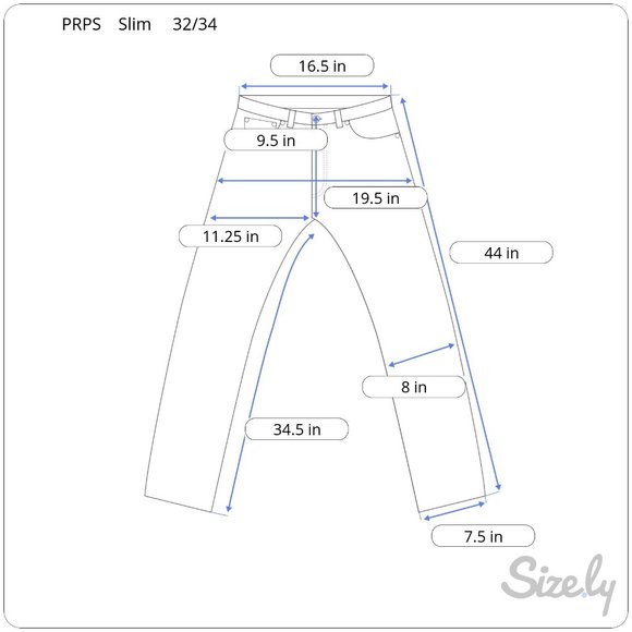PRPS Selvedge Denim Rambler Jeans 32/34 - Picture 11 of 11